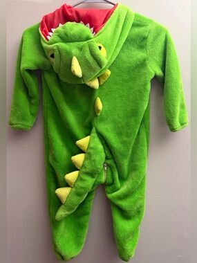 3T Dinosaur Costume Spooktacular Creations Halloween Hooded Zip Romper Jumpsuit